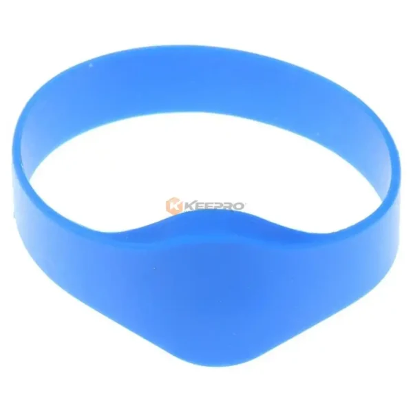TAG BRACELET EN SILICONE ROND FIX BLEU MAC TECH