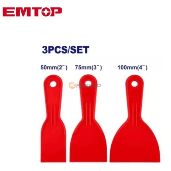JEU RACLETTE TOLIER PLAST A BRAS 3PCS EMPT3133 EMTOP