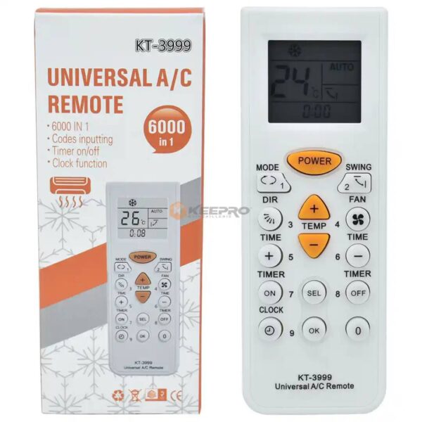 TELECOMMANDE CLIMA UNIVERSEL NOUVEAU KT-3999 SL