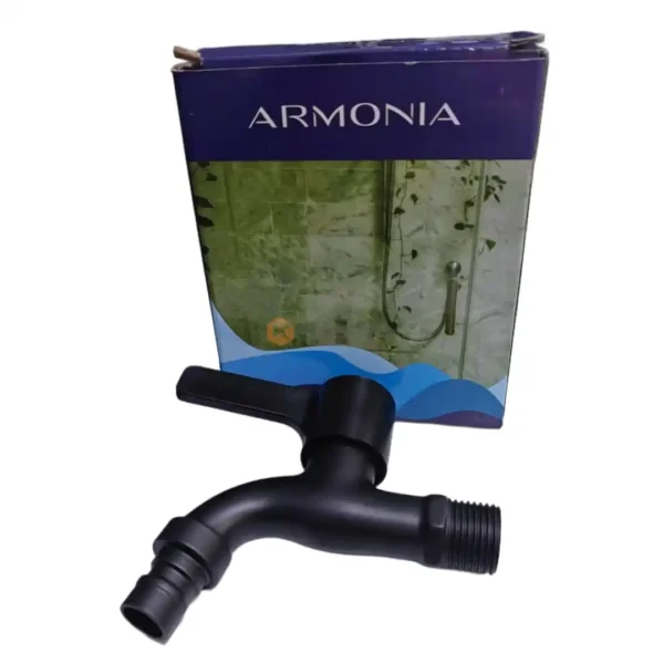 ROBINET ARROSAGE 15/21 ABRAS 21072-6 NOIR ARMONIA