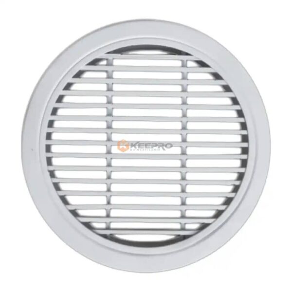 GRILLE D'AERATION PLAST ROND +MOUSTIQUAIRE 100 MARAM KAMELIA