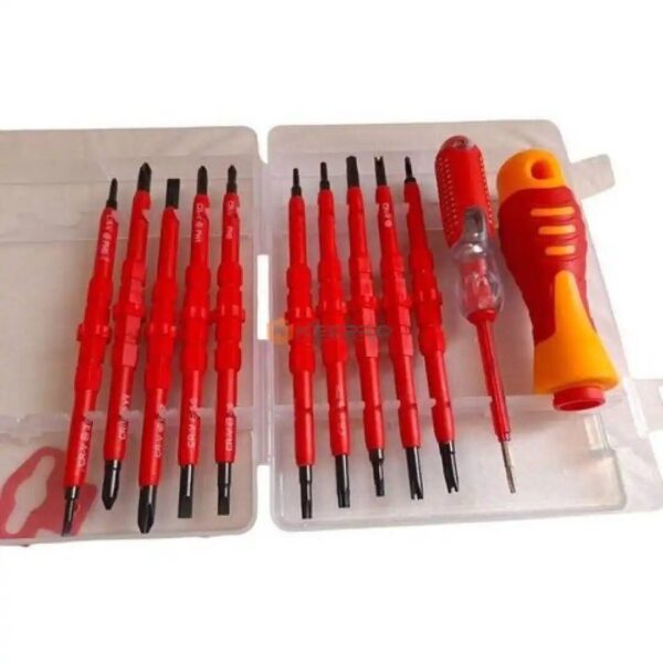 JEU TOURNEVIS ELEC BOITE 12PCS 21 IN 1 KULIKE PRELUX