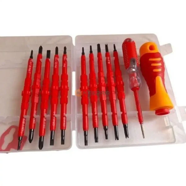 JEU TOURNEVIS ELEC BOITE 12PCS 21 IN 1 KULIKE PRELUX