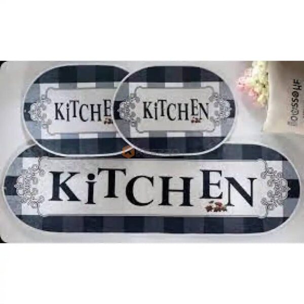 TAPIS CUISINE 3PCS 140X45 +60X45 OVAL DECOLAND