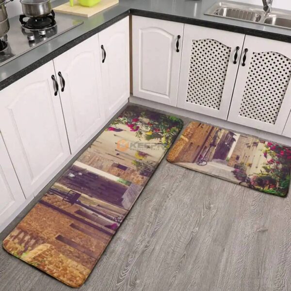 TAPIS CUISINE SILICONE 2PCS 130X45 +60X45 RECTANGLE DECOLAND