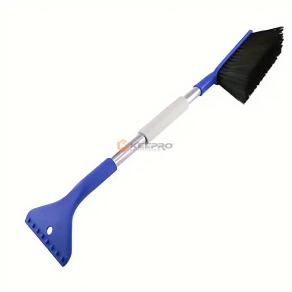 BROSSE POUSSIERE GM LONG +MINI PELLE MANCHE CHROME 35853-25 ALWAN