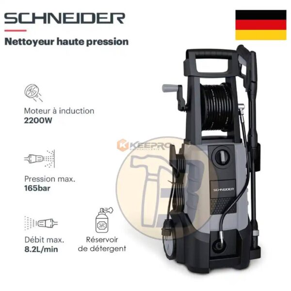 CARCHEUR D'EAU 2200W 165BAR GERMANY SCHNEIDER