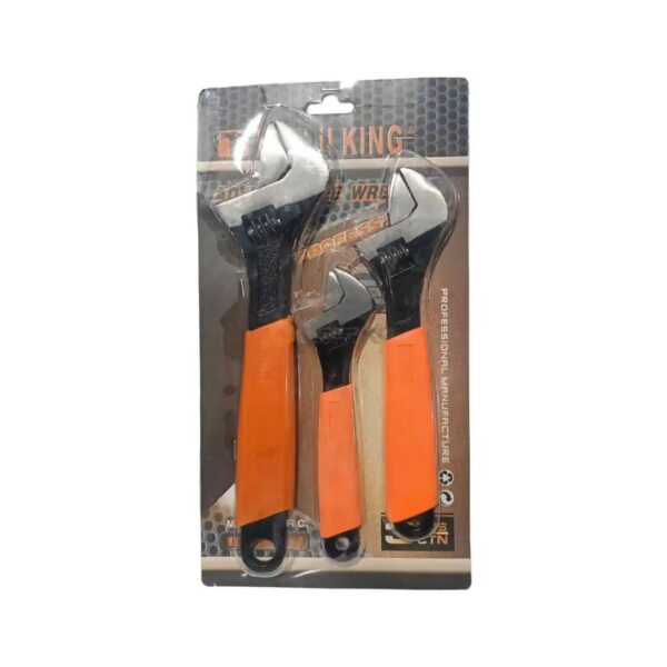 JEU CLE A MOLETTE 3PCS 08"+10"+12" NOIR P/ PLAST VAST KING