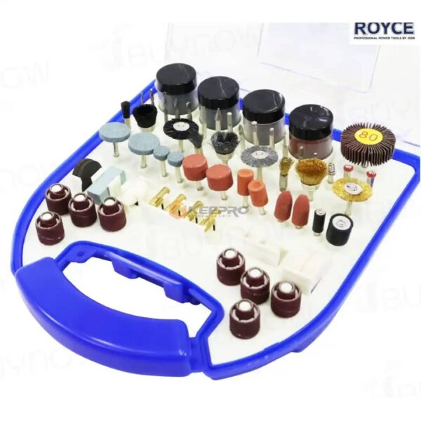 JEU PIERRE+MECHE A MEULER ROTOFIL 186PCS LUX RRTK-186PCS ROYCE