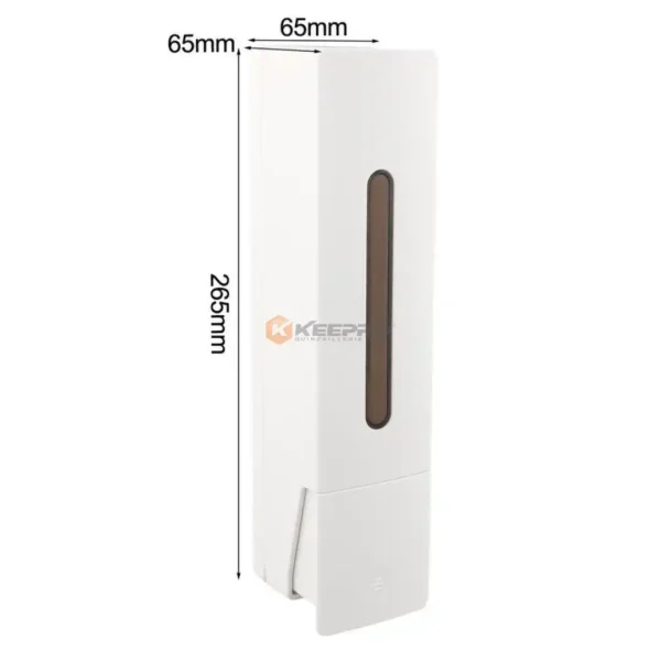 PORTE SAVON LIQUIDE CARRE BLANC PC08-01 S/W