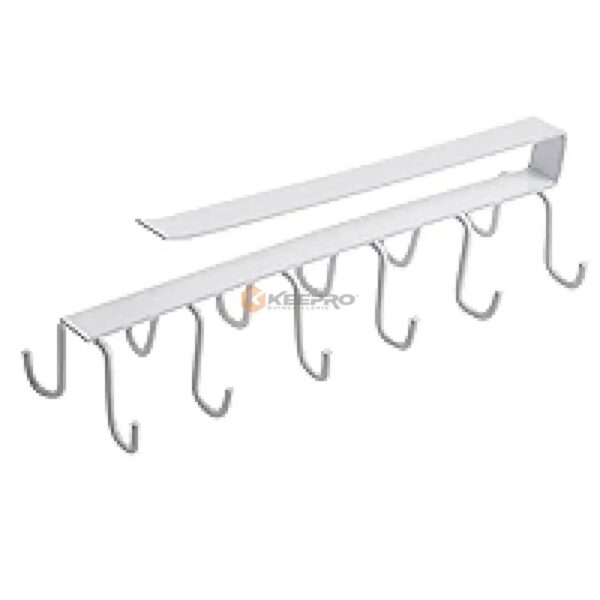 PORTE OBJET CUISINE SUSPEND 2X5T GRIS /CHROME