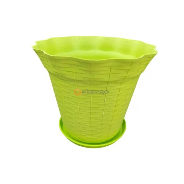 POT A FLEUR PLAST DENTELLE 18CM MM G95 RAYAN