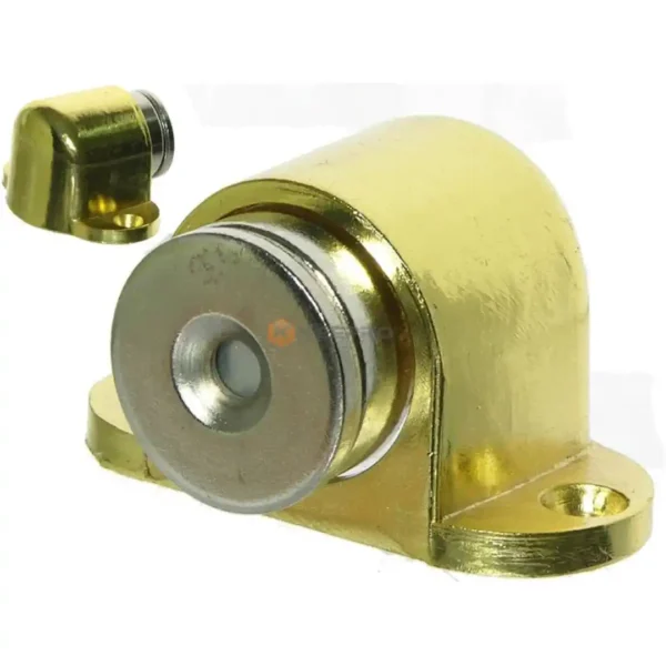 STOP PORTE A TERRE METAL MAGNETIQ ROND DORE