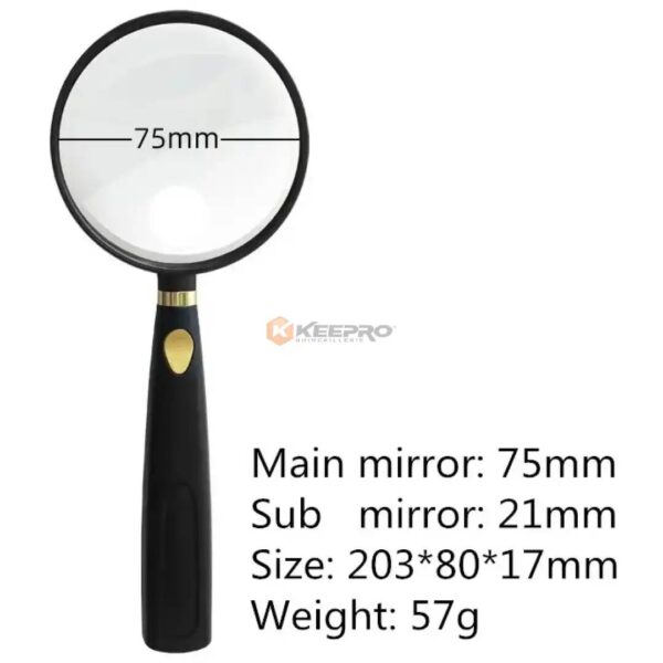 LOUPE BIBLIOTHEQUE 6 FOIS 75MM 60702 FIXTOP