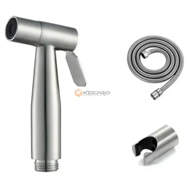 DOUCHETTE ABLUTION A/F INOX CHROME ROND PLAQUE 304 BSF
