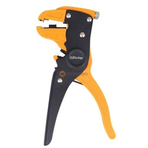 PINCE A DENUDER 2F 7" 0.6-6MM ORANGE NOIR NO.10601 FIXTOP