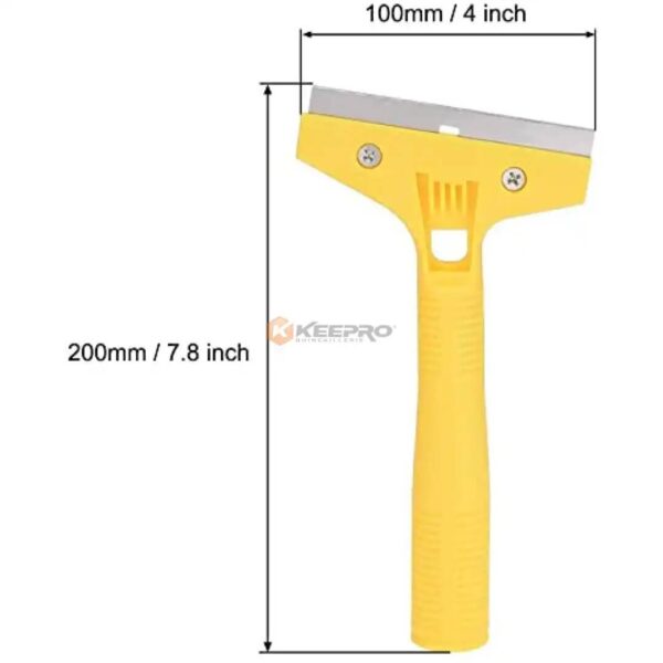 RACLETTE CUTTEUR PLAST 200MM JAUNE ALL
