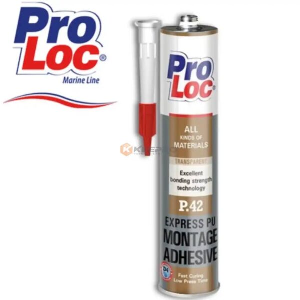 TUBE COLLE SILICONE TRANSP 300ML P42 PROLOC