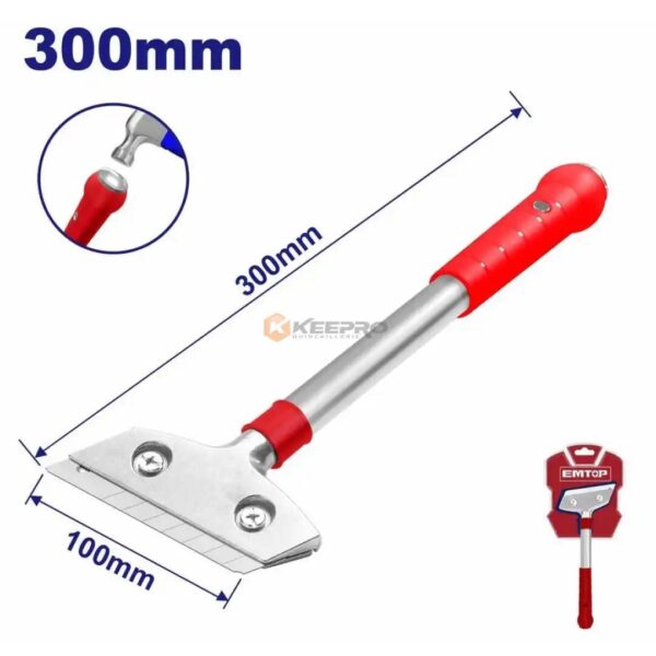 CUTTEUR + MANCHE 30CM ROUGE EMGS 1630 EMTOP
