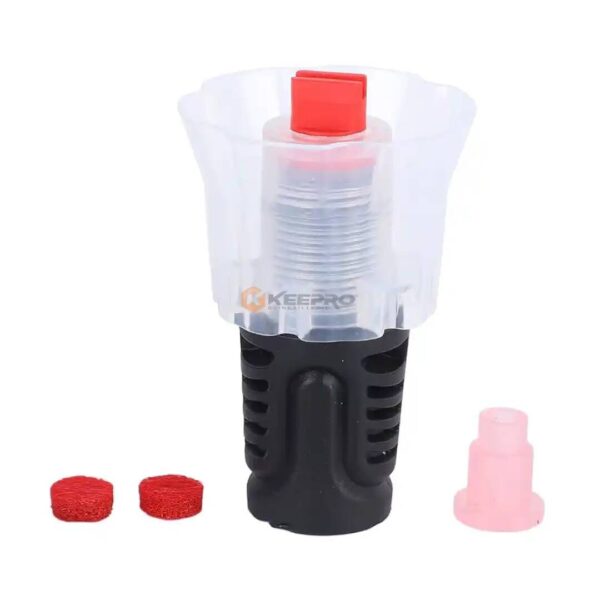 TETE PULVELISATEUR MOUSSE TRANSP LUX