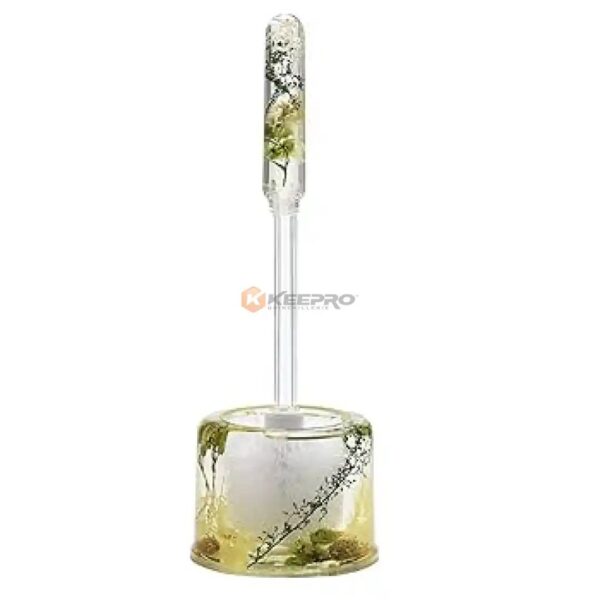 BROSSE WC VASE TRANSPARENT ROND