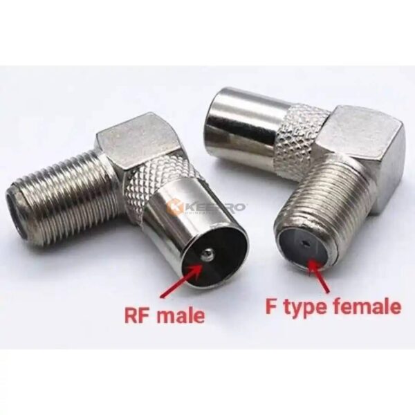 FICHE "F" ANTENNE COUDE CHROME