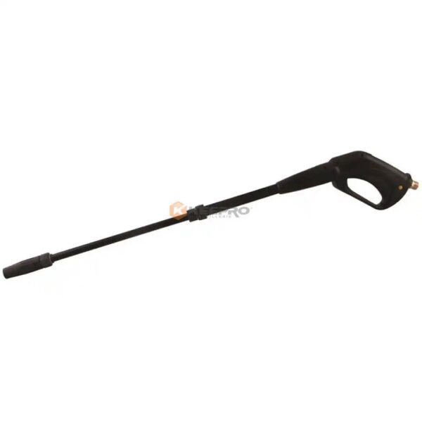 PISTOLET CARCHEUR NOIR +TIGE METALE NOIR LONG BRAVO