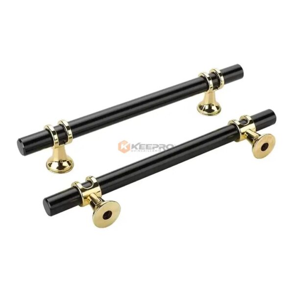 POIGNE MEUBLE COSTALE NOIR-DORE T10 - 160-215MM