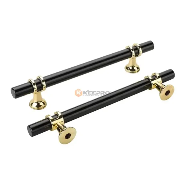 POIGNE MEUBLE COSTALE NOIR-DORE T10 - 160-215MM
