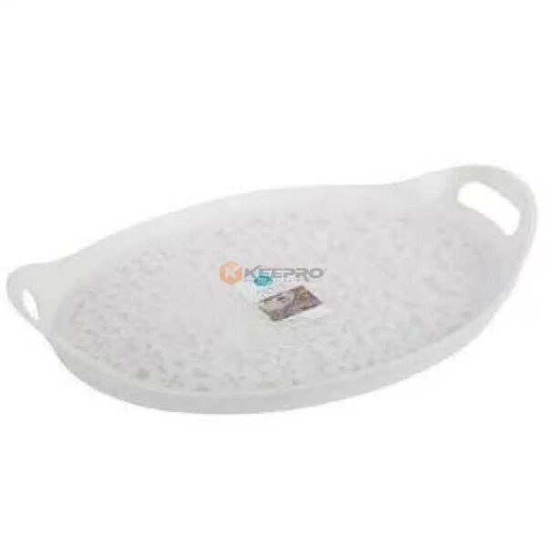 PLATEAU CUISINE PLAST OVAL 32X52 GREEN HOUSE