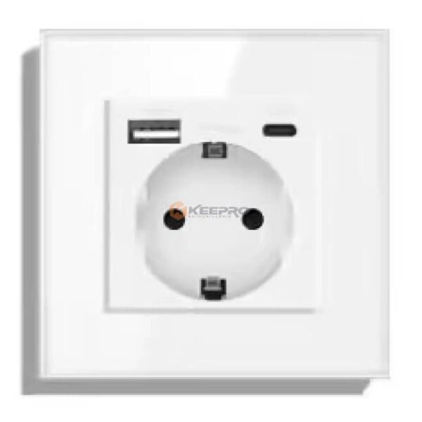 PRISE TERRE + 1 USB + 1 TYPE -C- FAST CHARGE RITA MUTLUSAN
