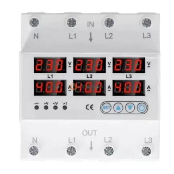 PROTECT DE TENSION+COURANT 380V 63A REGLAB AVEL