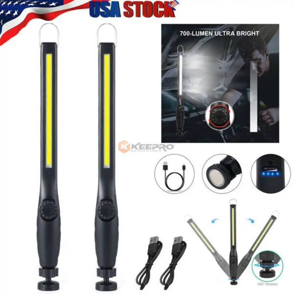 BALADEUSE RECHARGABLE LED TORCHE PLAT LONG HW821 TKD