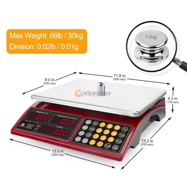 BALANCE ELECTRONIQUE 30KG O.N.M.L TWINS MIZANE