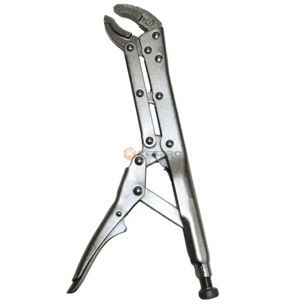 PINCE A ETAU METAL A BEC LONG COUDE 45° PATENT