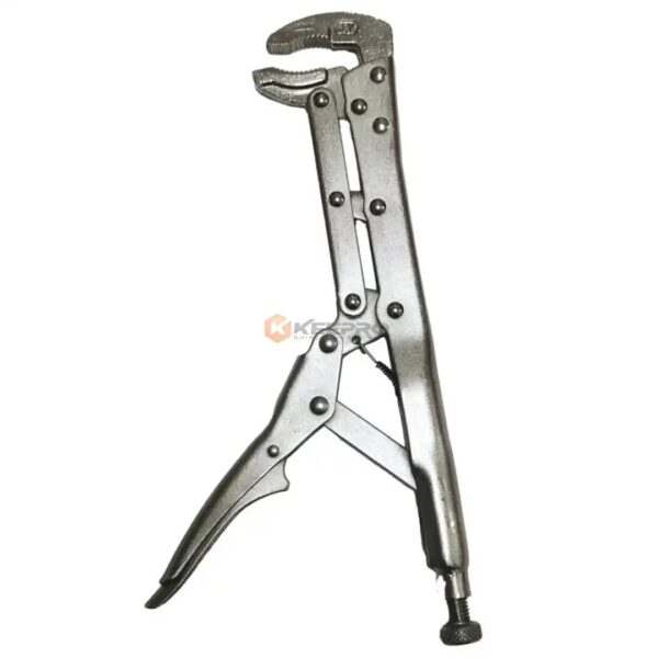 PINCE A ETAU METAL A BEC LONG COUDE 90° PATENT