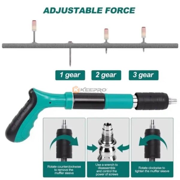 PISTOLET AGRAFEUSE A FRAPE NV PLAQUE MINI NAIL GUN /RAIDER
