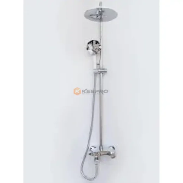 KIT DOUCHE ROND CHROME FERMER FLR