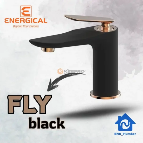 MITIGEUR LAVABO GM LUX NOIR FLY ENG