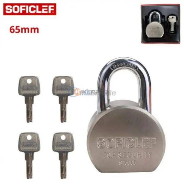 CADENA CL/SPC ACIER CHROME OVAL 65MM ST5065 SOFICLEF