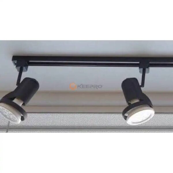 RAILLE PROJECTEUR/LUSTRE 2M NOIR