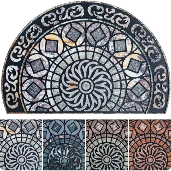 TAPIS ENTRE DEMI ROND TP88461 CLEANTEX