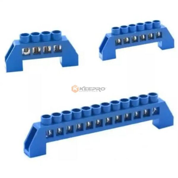 BARRETTE DE CHINTE NEUTRE 12FIL  12CM GM BLEU AELIFV