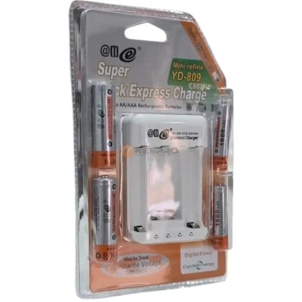 CHARGEUR PILE 4P R3/R6 +2 PILE R3 +2 PILE R6 YD-809 MINI REFINE
