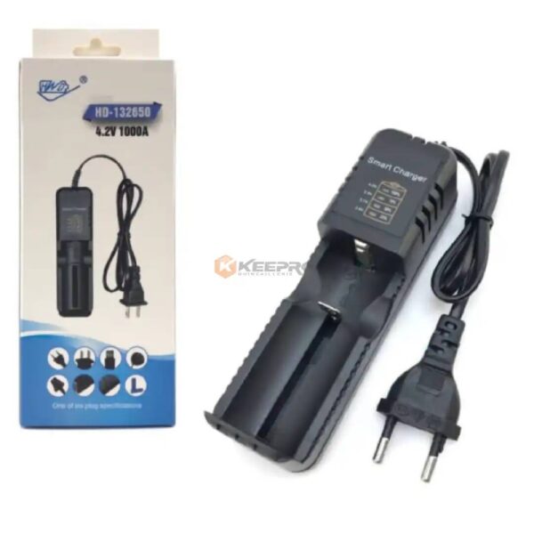 CHARGEUR PILE UNIVERSEL 1P R3/R6 /A18650 /4.2V 1000V +USB +RALLONGE HD-132650