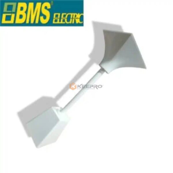 DOUILLE A TIGE E27 CARRE LUX BLANC DR001T BMS