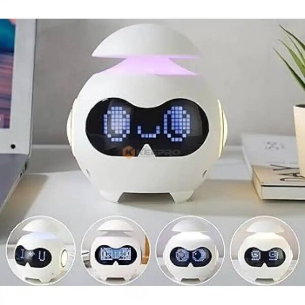 HORLOGE ELEC +BAFFLE BLUETOOTH BOULE EMOJI TS-002 EMOTICON CLOCK