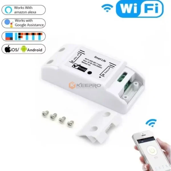 INTERRUPTEUR WIFI SMART A BOUTON AL-D06 AVEL
