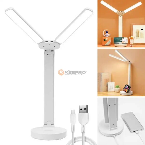 LAMPE BUREAU 3P RECHARGABLE GIRAFFE LONG DOUBLE C81