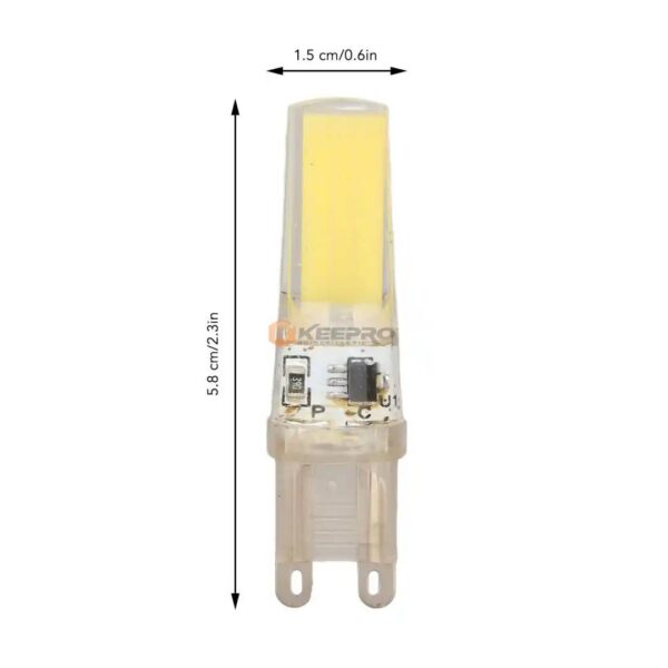 LAMPE LED G9 220V SILICONE GM BLANC